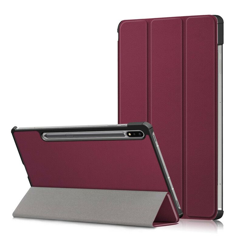 Smart Case Coque Samsung Galaxy Tab S7 FE Tri Fold Renforcée