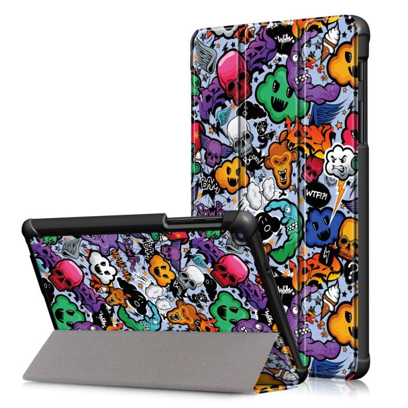 Smart Case Samsung Galaxy Tab A 8" (2019) Renforcée Graffitis