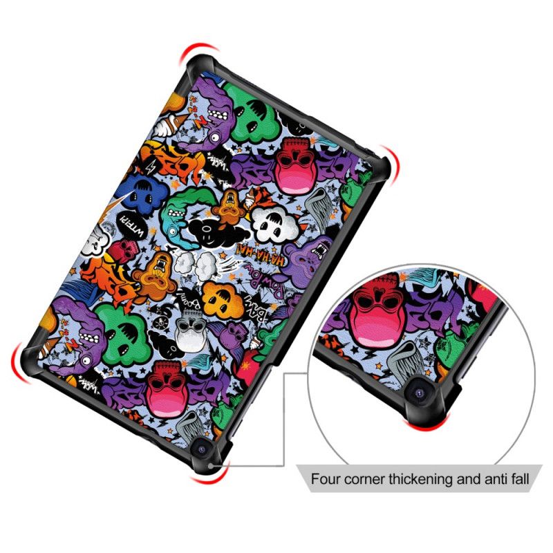 Smart Case Samsung Galaxy Tab A 8" (2019) Renforcée Graffitis