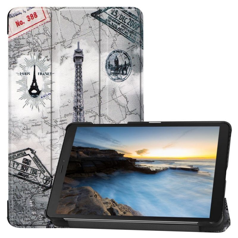 Smart Case Samsung Galaxy Tab A 8" (2019) Tour Eiffel Rétro