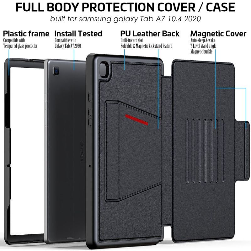 Smart Case Samsung Galaxy Tab A7 1 Volet Multi-fonctionnel