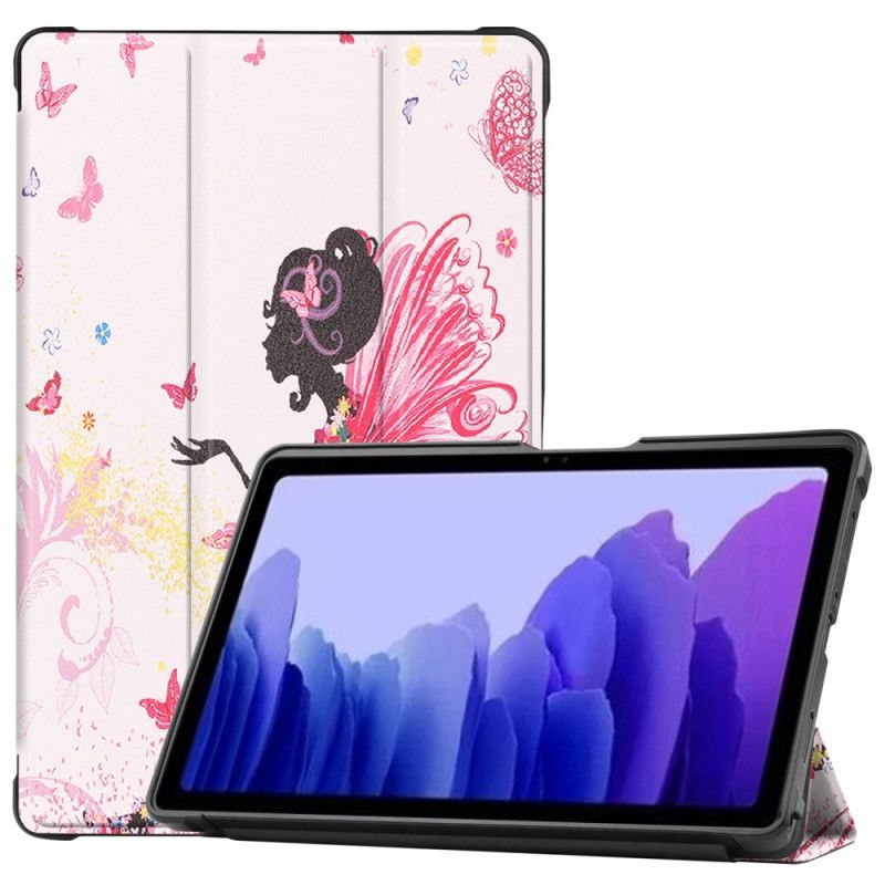 Smart Case Samsung Galaxy Tab A7 (2020) Renforcée Fée Florale