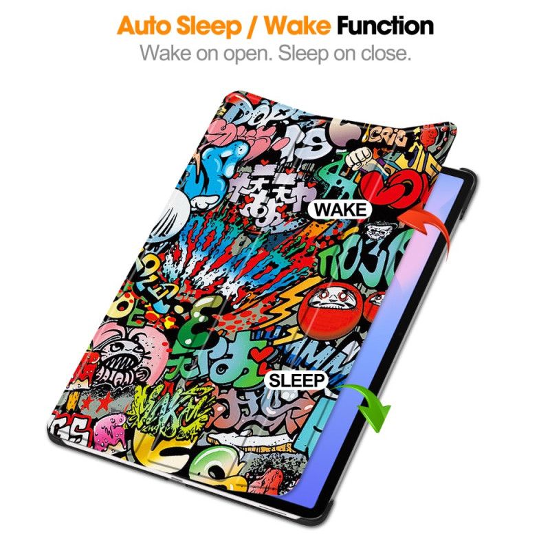 Smart Case Samsung Galaxy Tab S10 FE Plus Motif Graffiti