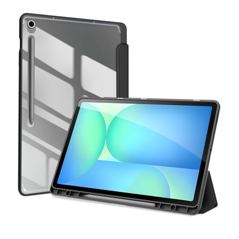 Smart Case Samsung Galaxy Tab S10 FE Plus Trois Volets Dos Transparent