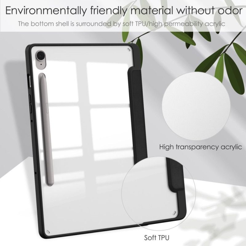 Smart Case Samsung Galaxy Tab S10 Lite / S10 FE / S9 FE Dos Transparent