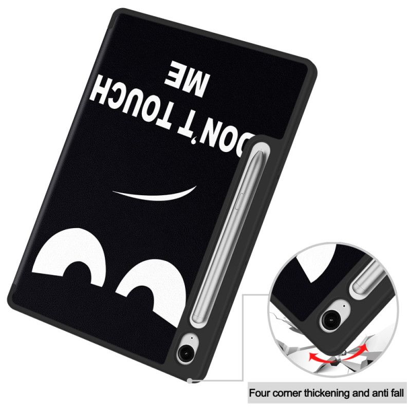 Smart Case Samsung Galaxy Tab S10 Lite Porte-Stylet Don't Touch Me