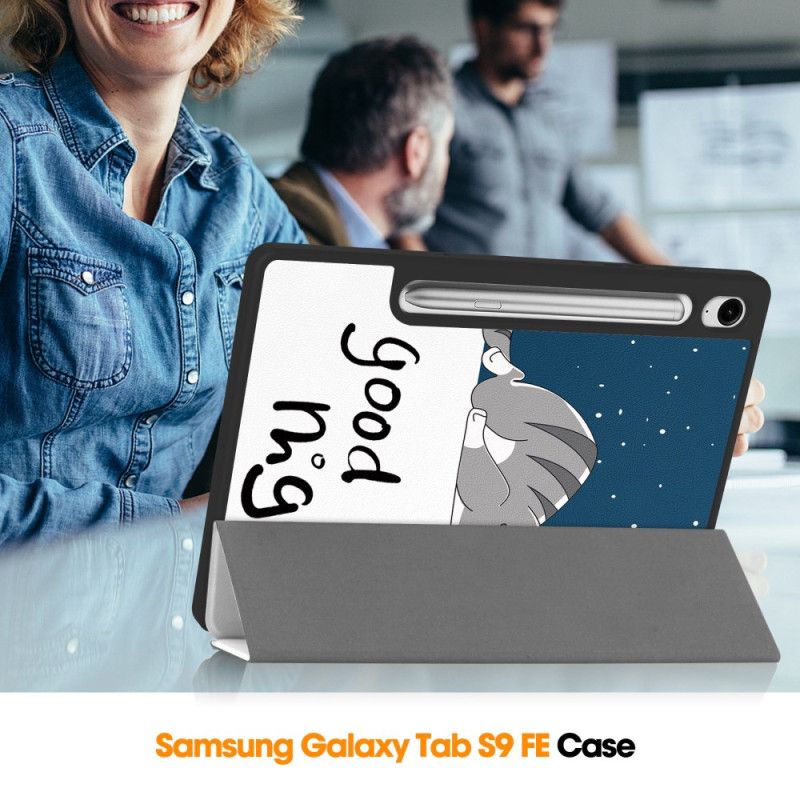Smart Case Samsung Galaxy Tab S10 Lite Porte-Stylet Good Night