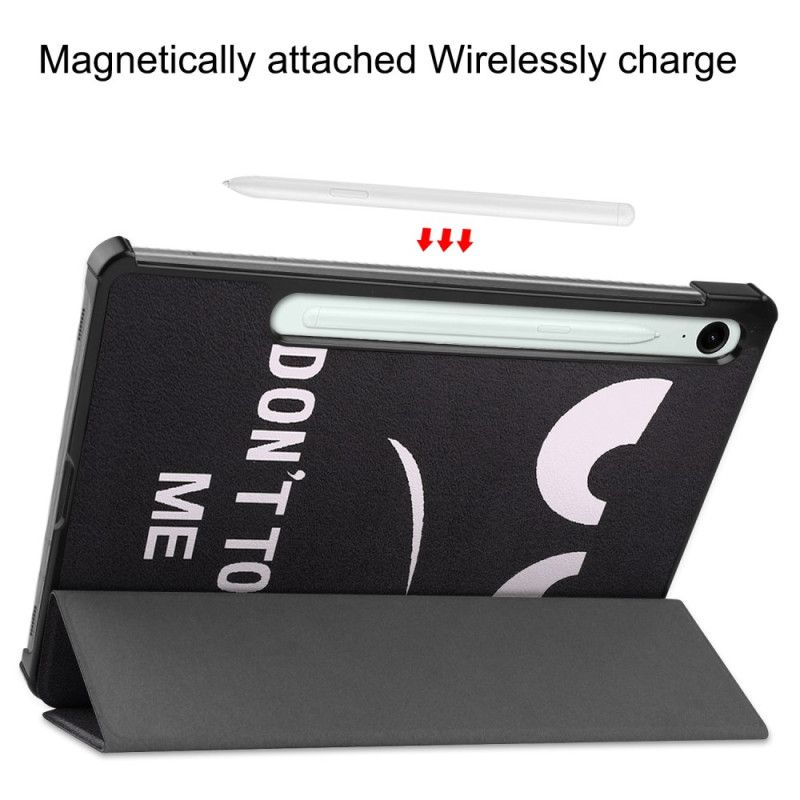 Smart Case Samsung Galaxy Tab S10 Lite Renforcée Porte-Stylet Don't Touch