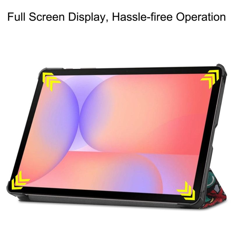 Smart Case Samsung Galaxy Tab S10 Lite Renforcée Porte-Stylet Graffiti