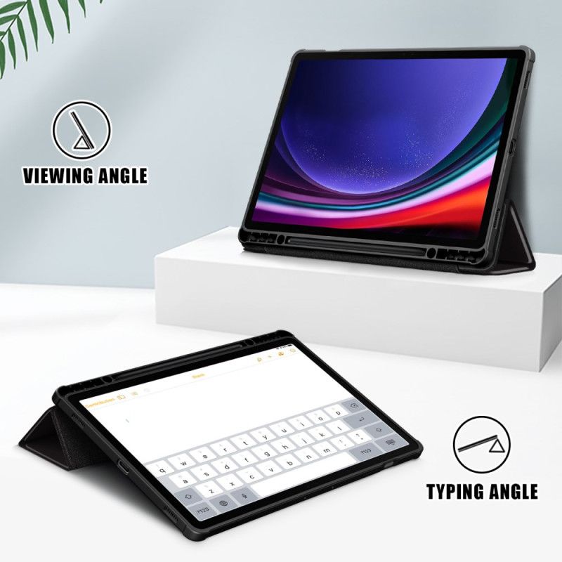 Smart Case Samsung Galaxy Tab S10 Plus / S9 Plus Dos Transparent Don't Touch Me