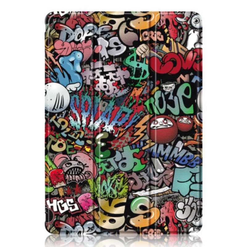 Smart Case Samsung Galaxy Tab S10 Plus / S9 Plus Dos Transparent Graffiti