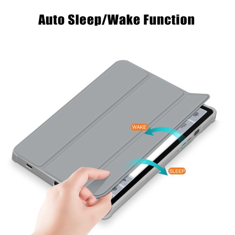 Smart Case Samsung Galaxy Tab S10 Plus / S9 Plus Trois Volets Porte-Stylet