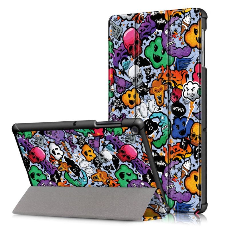 Smart Case Samsung Galaxy Tab S5e Renforcée Graffitis