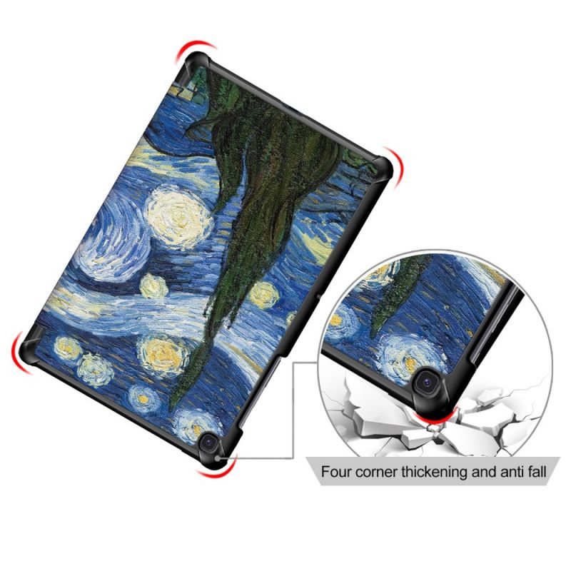 Smart Case Samsung Galaxy Tab S5e Renforcée Van Gogh