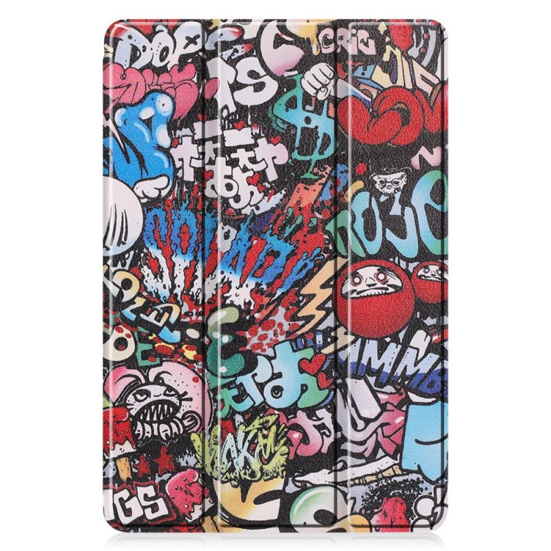 Smart Case Samsung Galaxy Tab S6 Lite Porte-crayon Graffitis