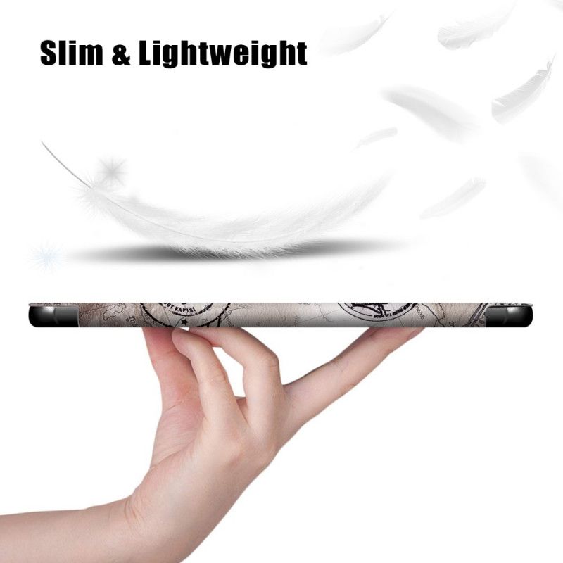 Smart Case Samsung Galaxy Tab S6 Lite Renforcée Tour Eiffel Rétro