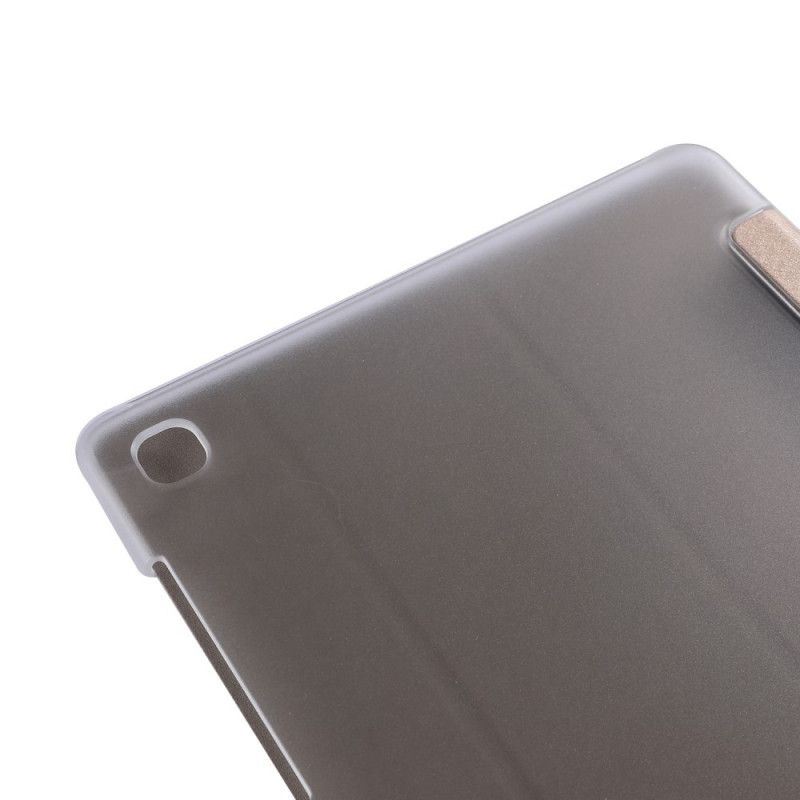 Smart Case Samsung Galaxy Tab S6 Lite Simili Cuir Texture Soie