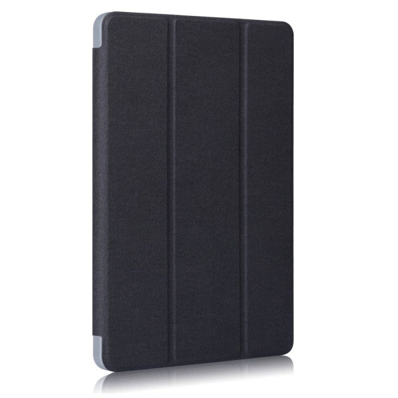 Smart Case Samsung Galaxy Tab S6 Lite Simili Cuir Texture Tissu