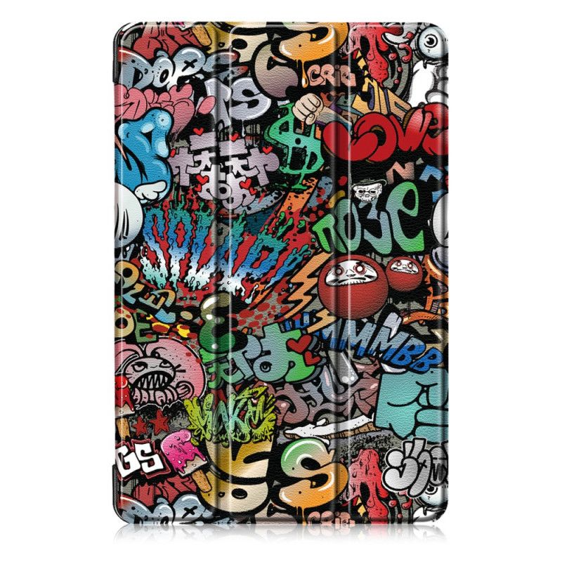 Smart Case Samsung Galaxy Tab S6 Porte-crayon Graffitis