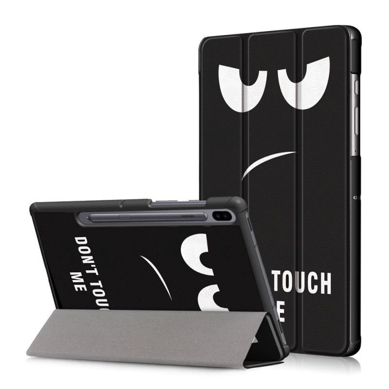 Smart Case Samsung Galaxy Tab S6 Porte-stylet Don't Touch Me