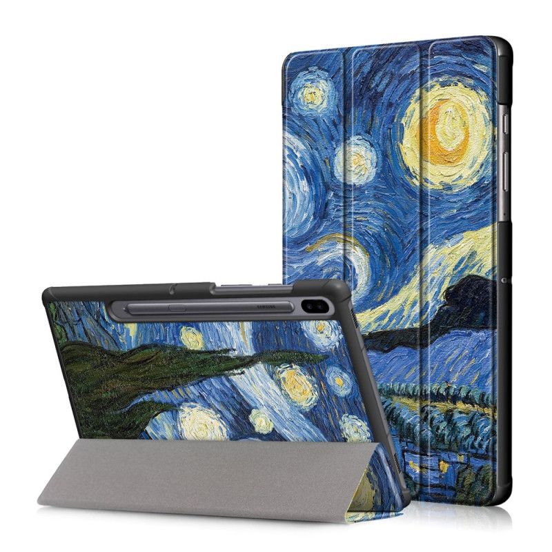 Smart Case Samsung Galaxy Tab S6 Porte-stylet Nuit Étoilée