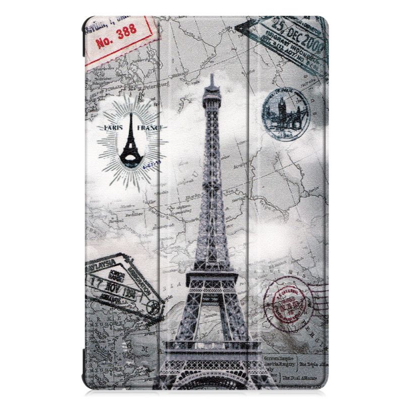 Smart Case Samsung Galaxy Tab S6 Tour Eiffel Rétro