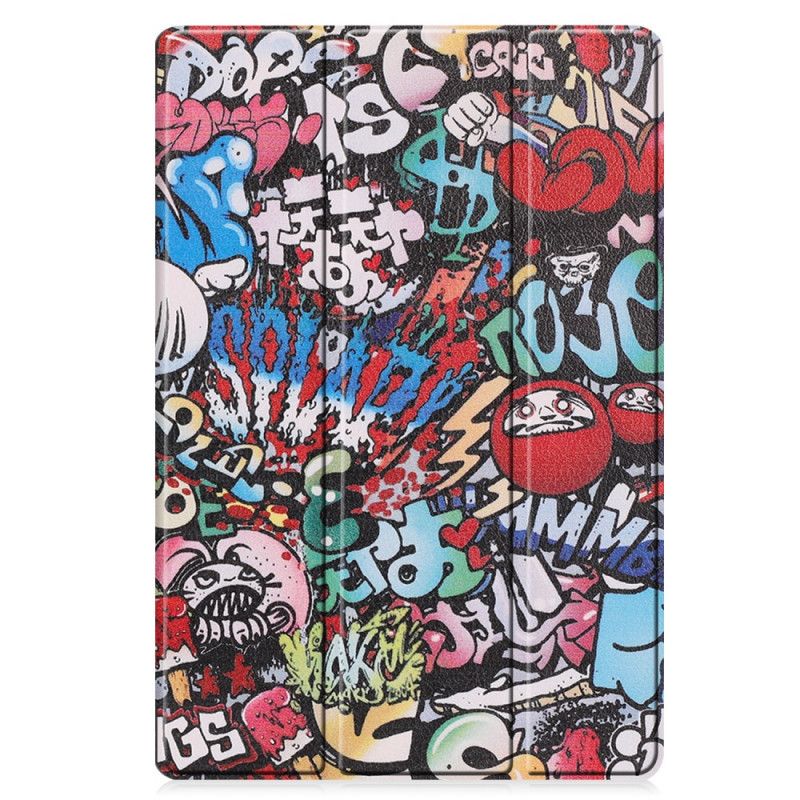 Smart Case Samsung Galaxy Tab S7 Plus Renforcée Graffitis