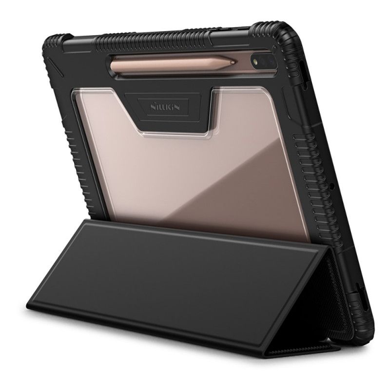Smart Case Samsung Galaxy Tab S7 Plus Simili Cuir Bumper Nillkin