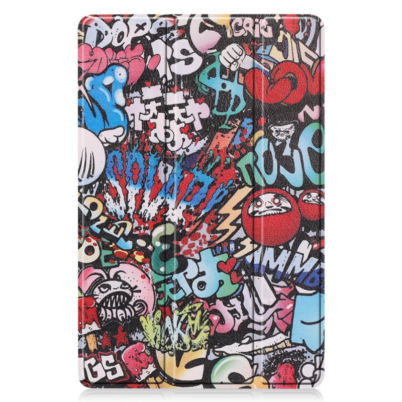 Smart Case Samsung Galaxy Tab S7 Porte-crayon Graffitis