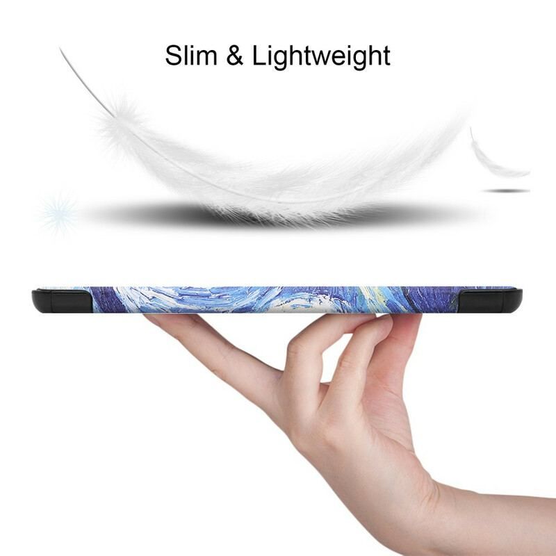 Smart Case Samsung Galaxy Tab S8 / Tab S7 Porte-Stylet Nuit Étoilée
