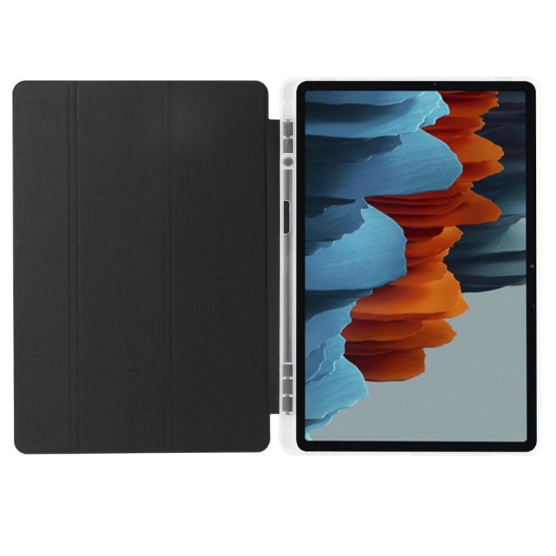 Smart Case Silicone Et Simili Cuir Samsung Galaxy Tab S7 Plus