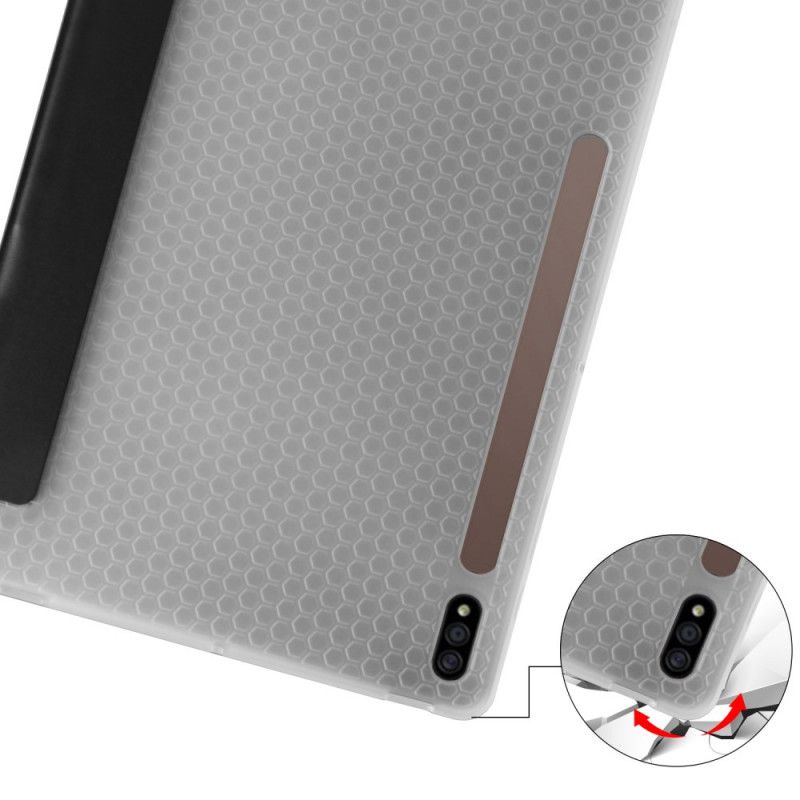 Smart Case Silicone Et Simili Cuir Samsung Galaxy Tab S7 Plus