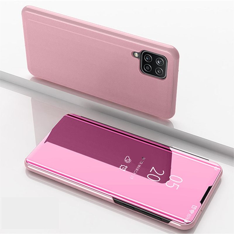 View Cover Coque Samsung Galaxy M32 Miroir Et Simili Cuir