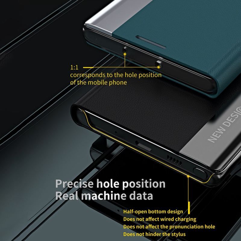 View Cover Samsung Galaxy A71 5G Simili Cuir New Design