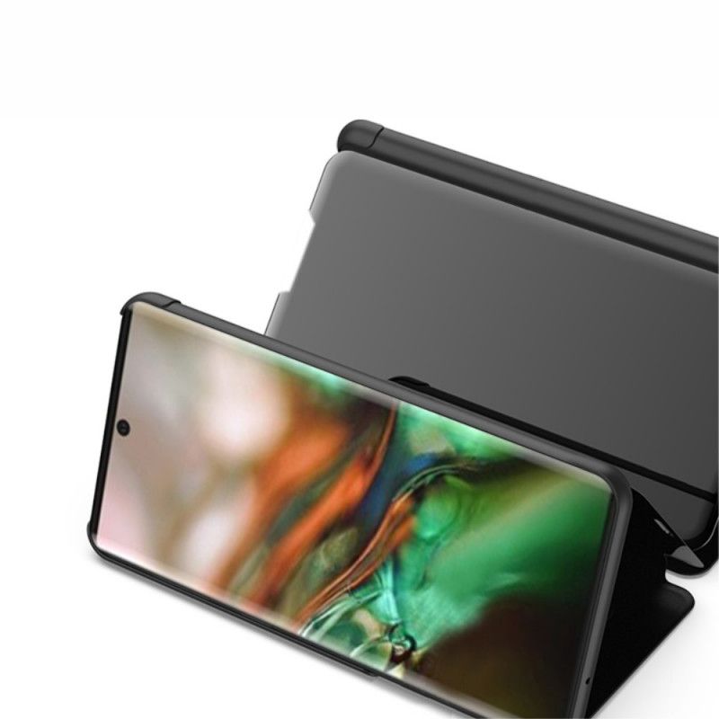 View Cover Samsung Galaxy Note 10 Miroir Et Simili Cuir