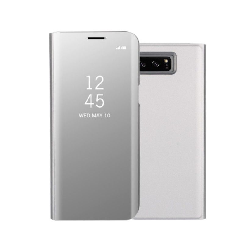 View Cover Samsung Galaxy Note 8 Miroir Et Effet Cuir