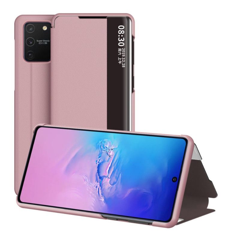 View Cover Samsung Galaxy S10 Lite Simili Cuir Texturé