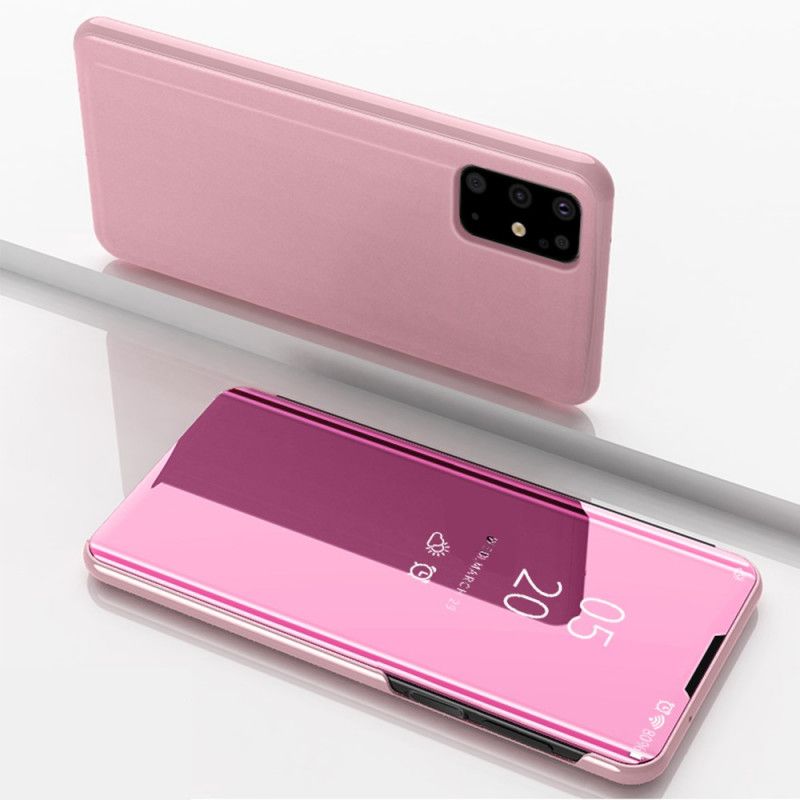 View Cover Samsung Galaxy S20 Plus / S20 Plus 5g Miroir Et Simili Cuir