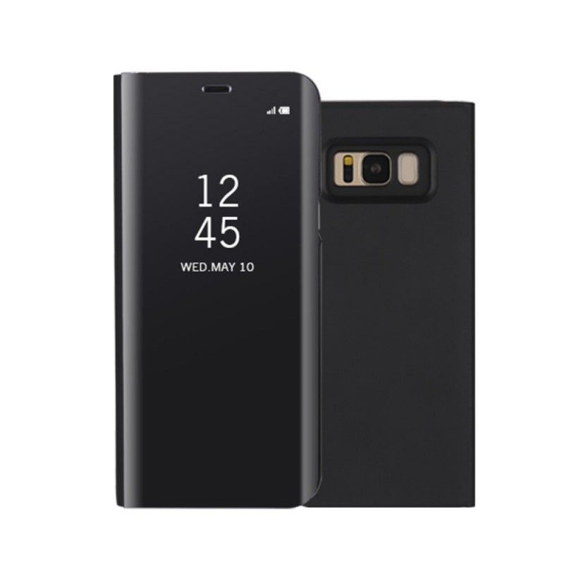 View Cover Samsung Galaxy S8 Plus Miroir Et Effet Cuir