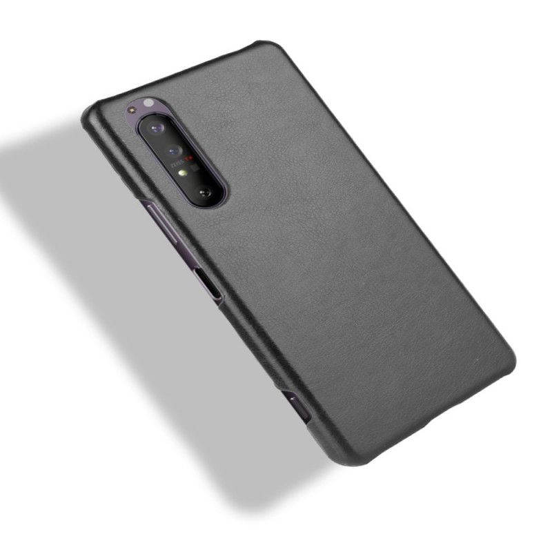 Coque Sony Xperia 1 Ii Effet Cuir Litchi