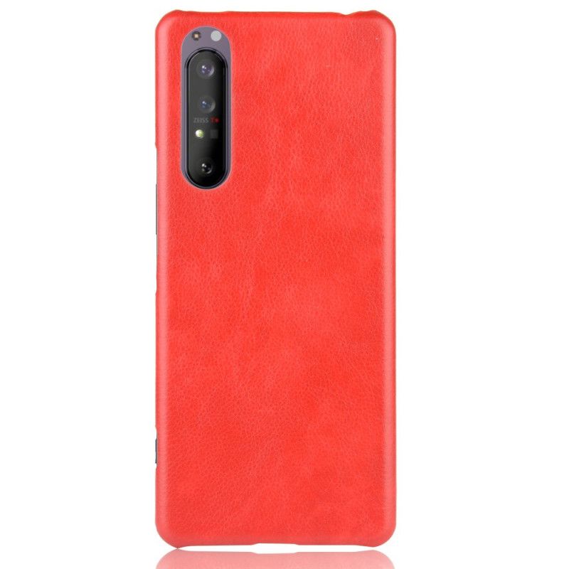 Coque Sony Xperia 1 Ii Effet Cuir Litchi