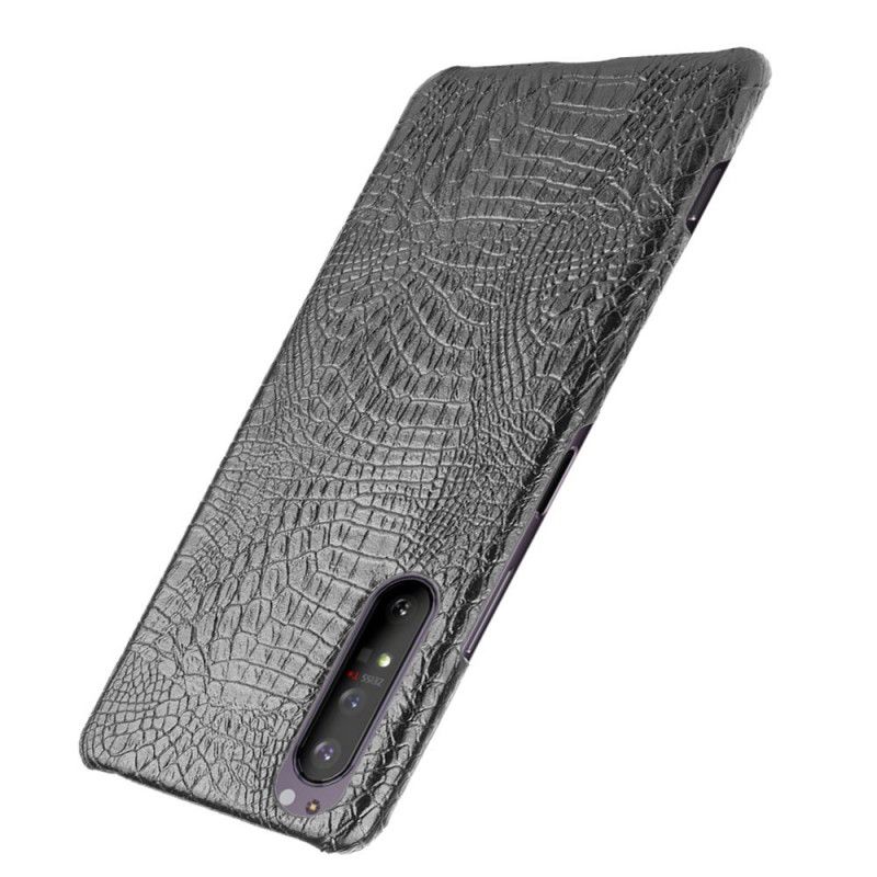 Coque Sony Xperia 1 Ii Effet Peau De Crocodile