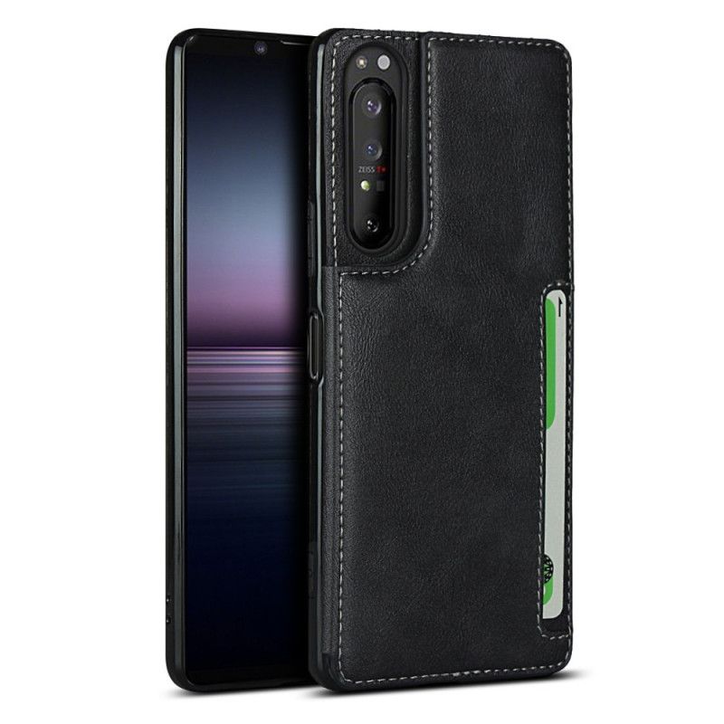 Coque Sony Xperia 1 Ii Porte-cartes Support Et Lanière