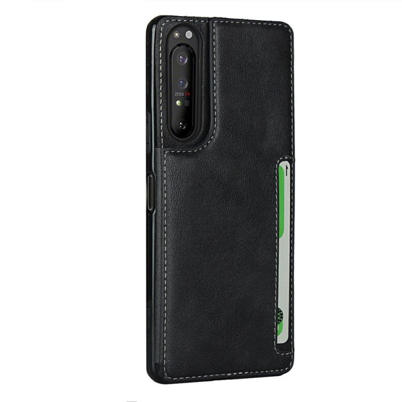 Coque Sony Xperia 1 Ii Porte-cartes Support Et Lanière