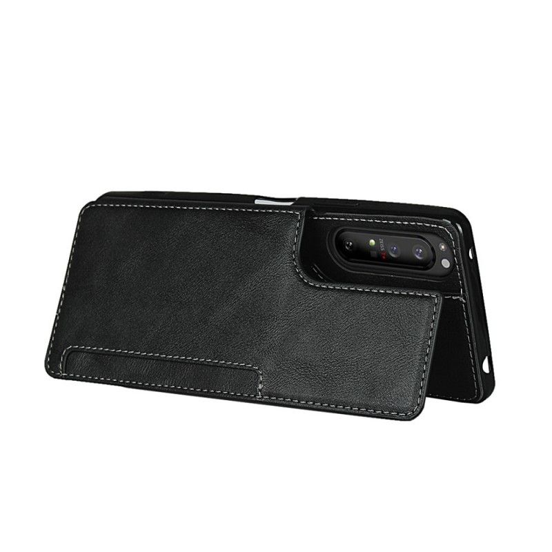 Coque Sony Xperia 1 Ii Porte-cartes Support Et Lanière