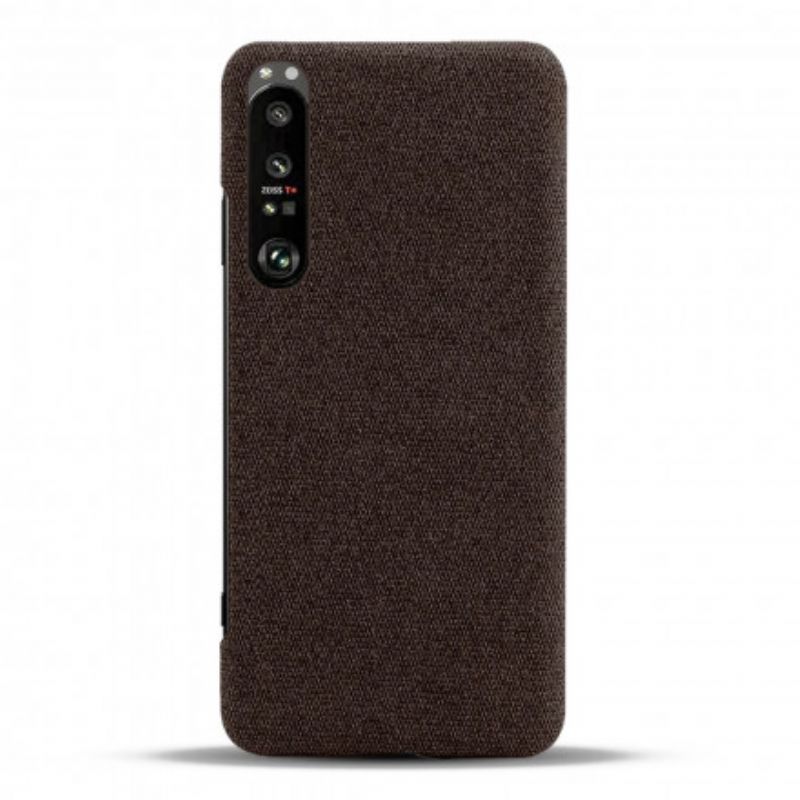 Coque Sony Xperia 1 III Texture Tissu Ksq