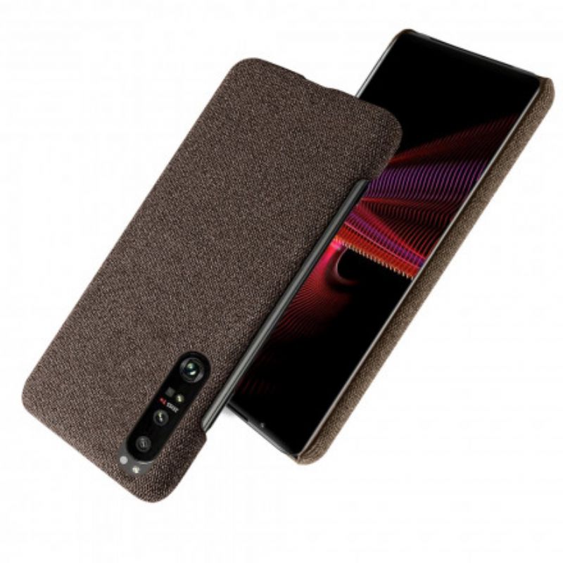 Coque Sony Xperia 1 III Texture Tissu Ksq