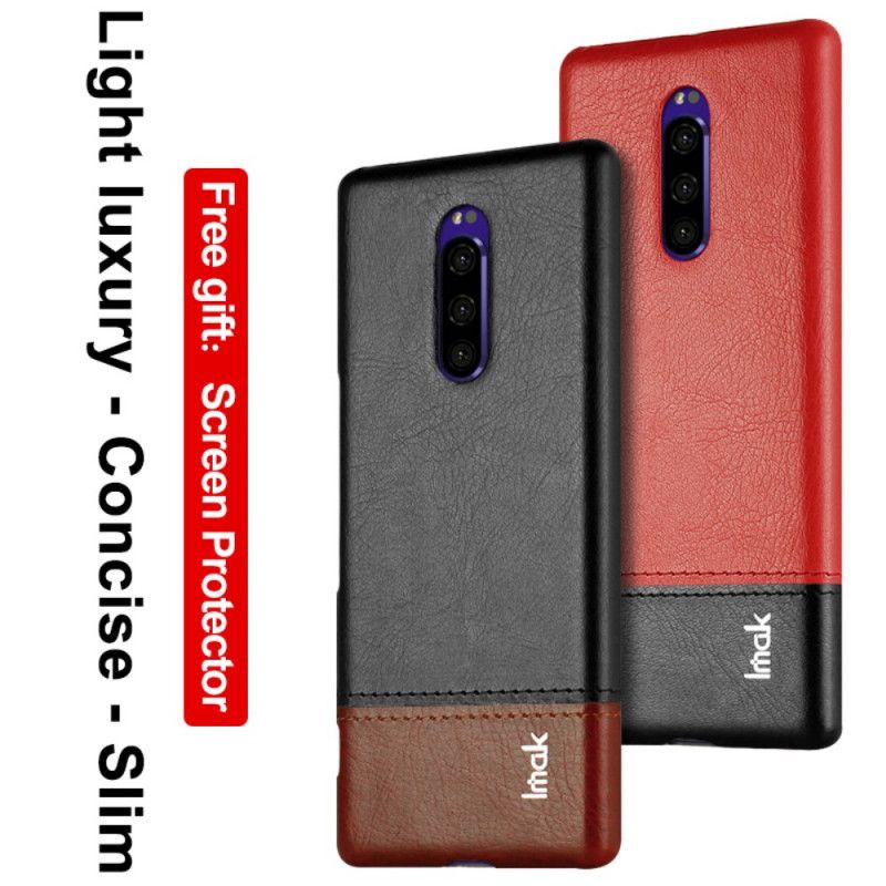 Coque Sony Xperia 1 Imak Ruiyi Series Effet Cuir