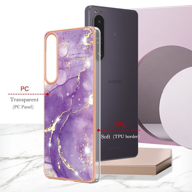 Coque Sony Xperia 1 IV Marbre Coloré