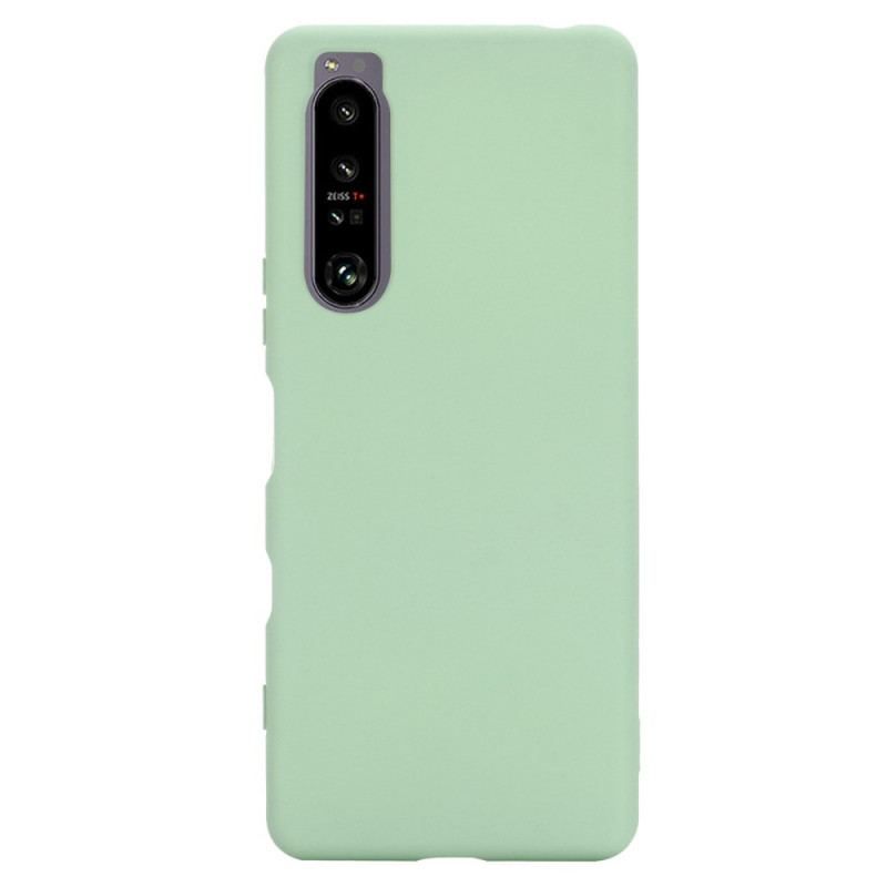 Coque Sony Xperia 1 IV Silicone Liquide à Lanière